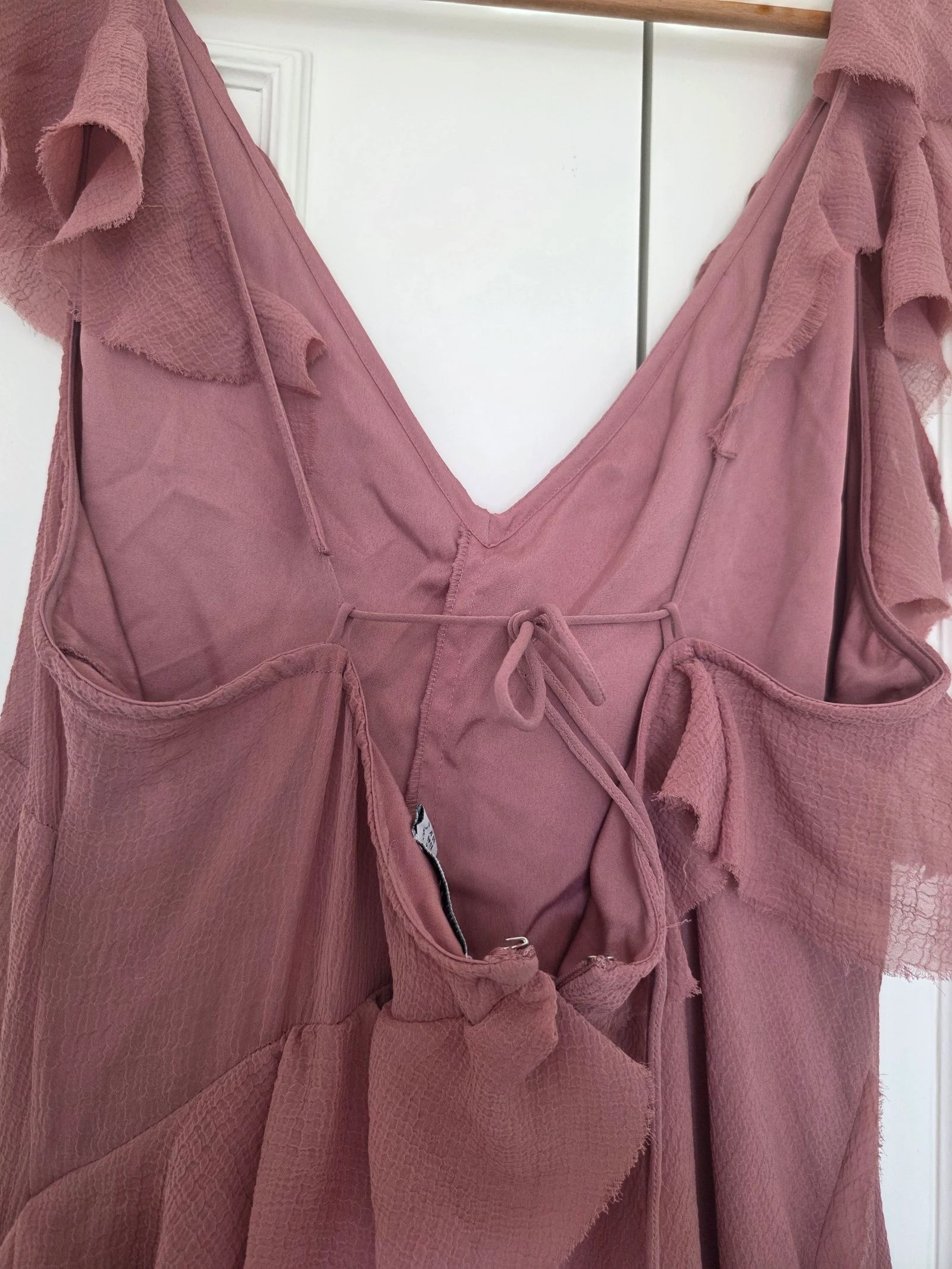 Vestido Folhos Rosa Novo | Asos |T.46  – photo 6